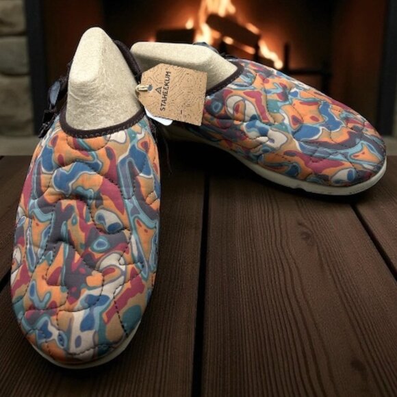 Staheekum Men's Embark Quilted Puffy Slip-On Clog Slipper Shoes - Size 11 - Picture 4 of 7